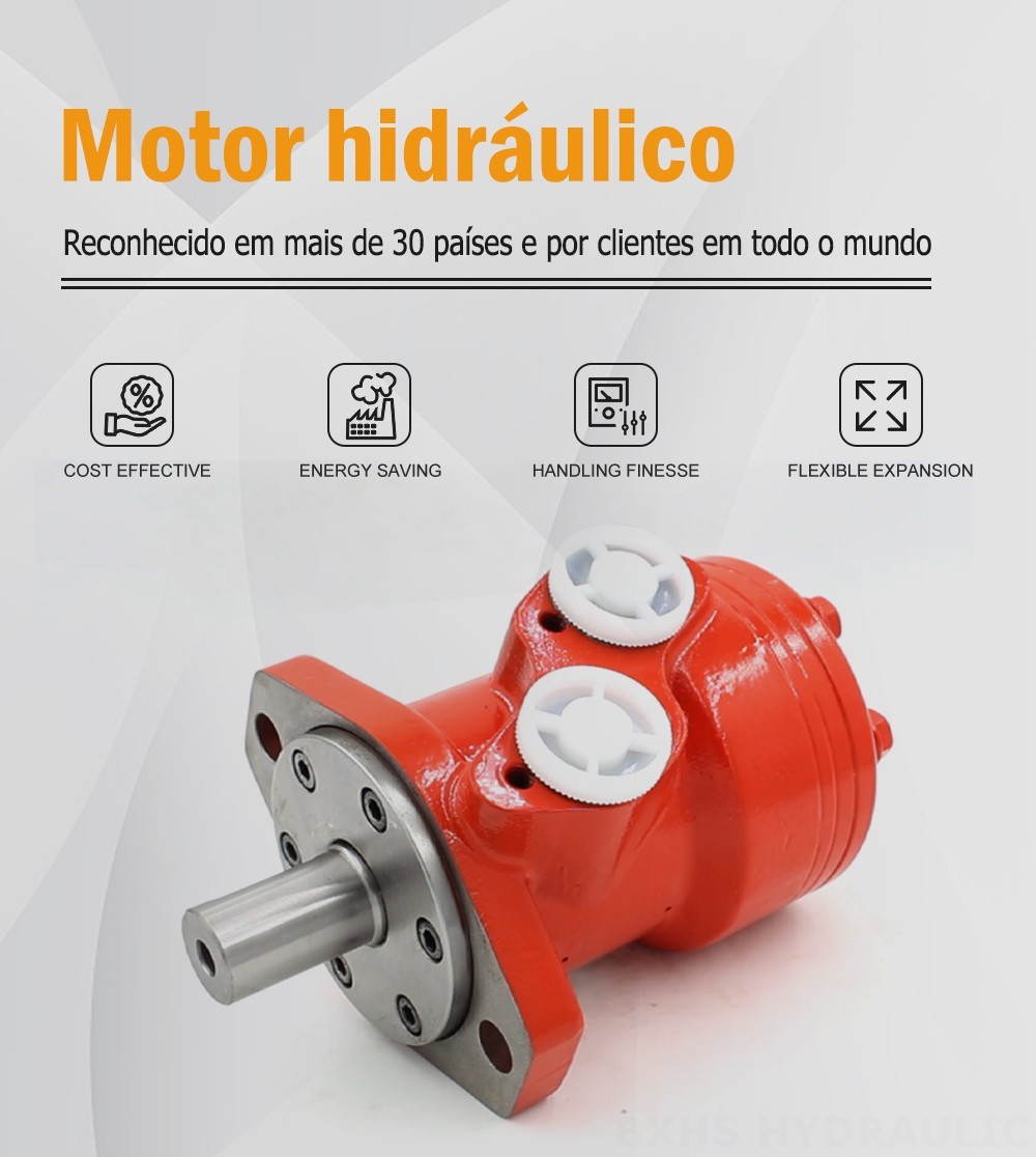 Motor Hidráulico Cicloidal BMP 50 cc/r 38 Lpm Motor hidráulico